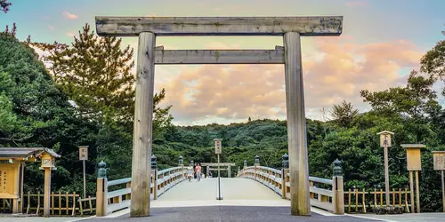 Ise Grand shrine is the first ranked shrine in the shinto religion in Japan