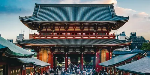 Senso-ji temple in Asakusa, Tokyo