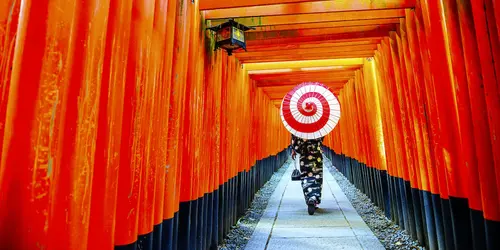 Visit Fushimi Inari, one of the most famous shrine in Kyoto