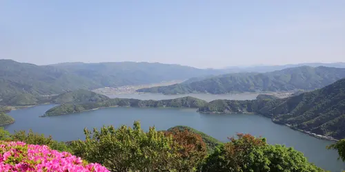 A breathtaking view of the lakes of Mikata and its region