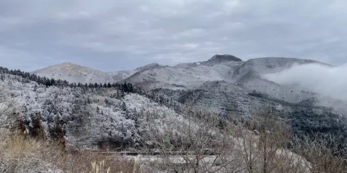 Snowy mountains, Kyushu