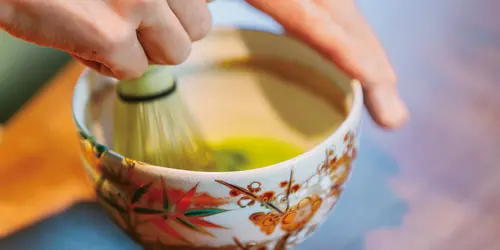 Matcha preparation, Twilight Express Mizukaze