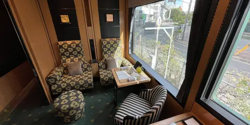 The Twin Room on the Twilight Express Mizukaze train
