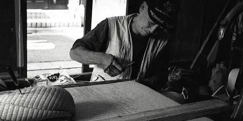 La fabrication des tatami se fait à la main 
