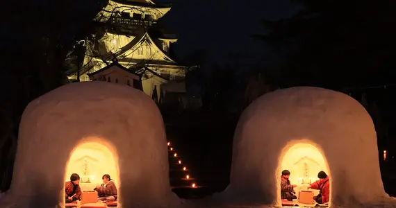 Kamakura Snow Stature in Yokote