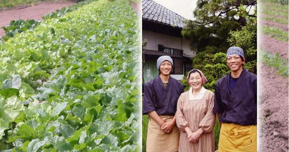 La famille Onodera, propriétaires de l'auberge Naa à Tsuruoka