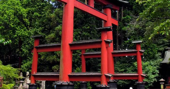 Le grand torii du sanctuaire